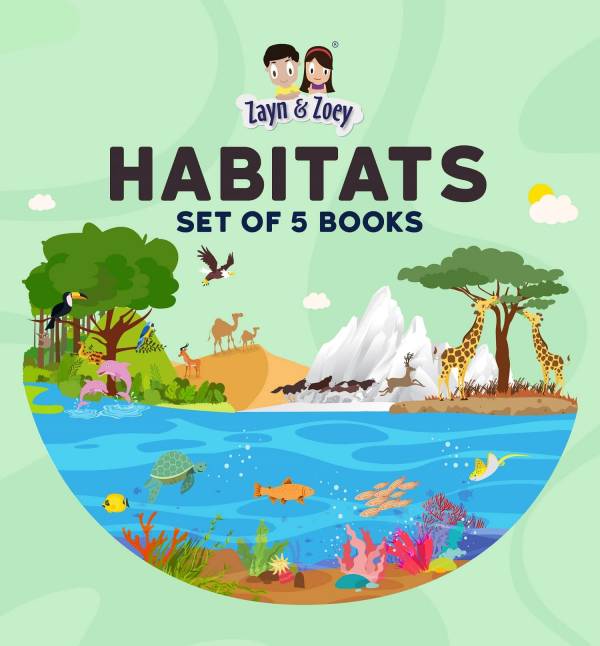 Habitats Set ( 5 Books ) - Zayn And Zoey